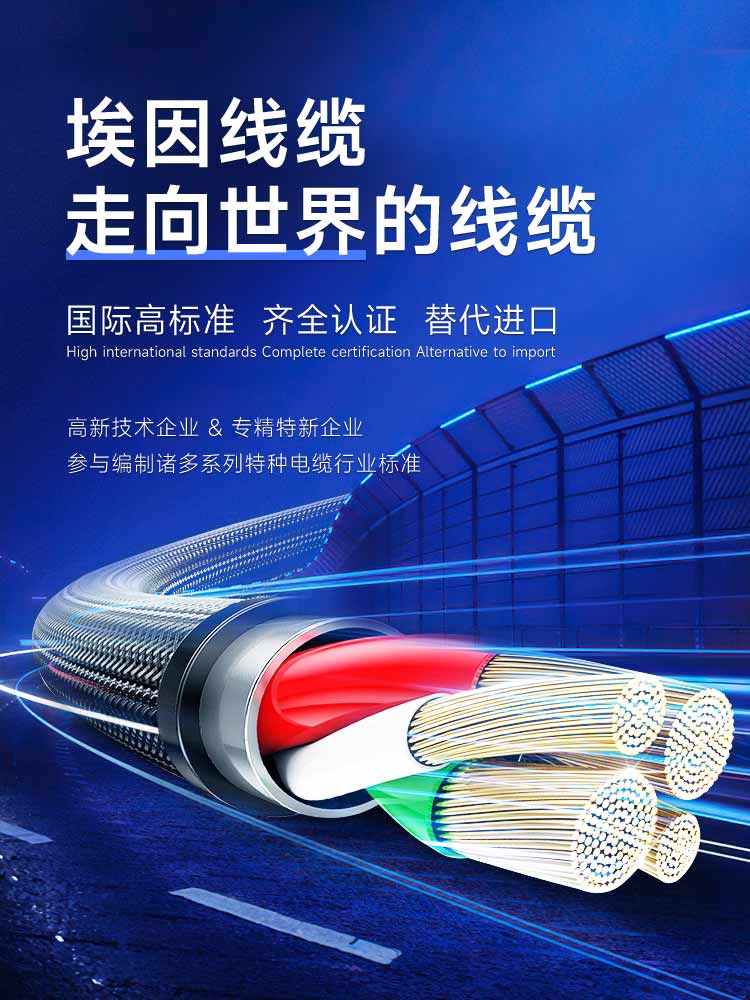 埃因線纜 走向世界的線纜